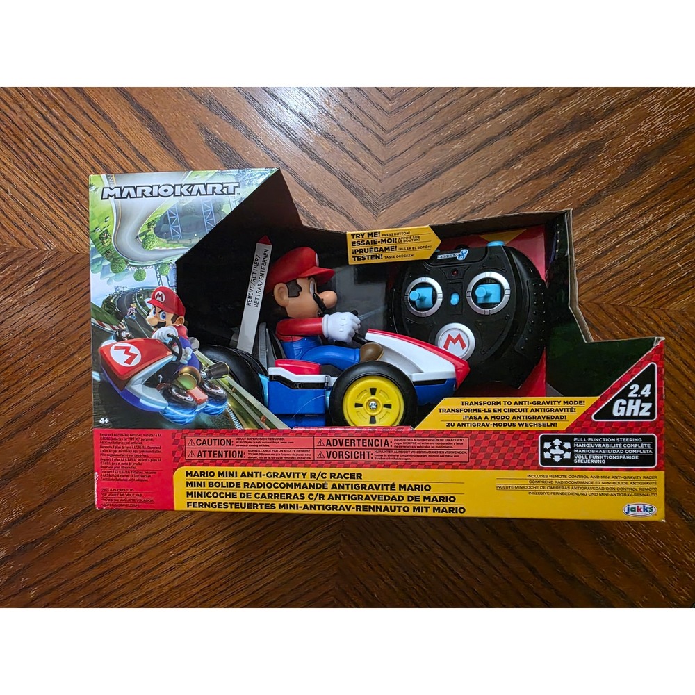 Nintendo Mario Kart Mini Anti-Gravity RC Racer Jakks Pacific 2.4GHz Toy Car